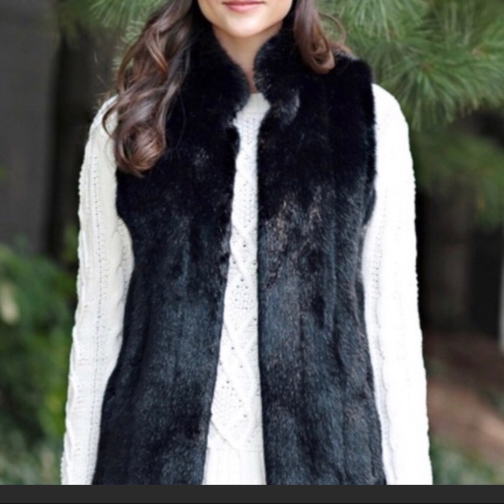 Faux Fur reversible vest